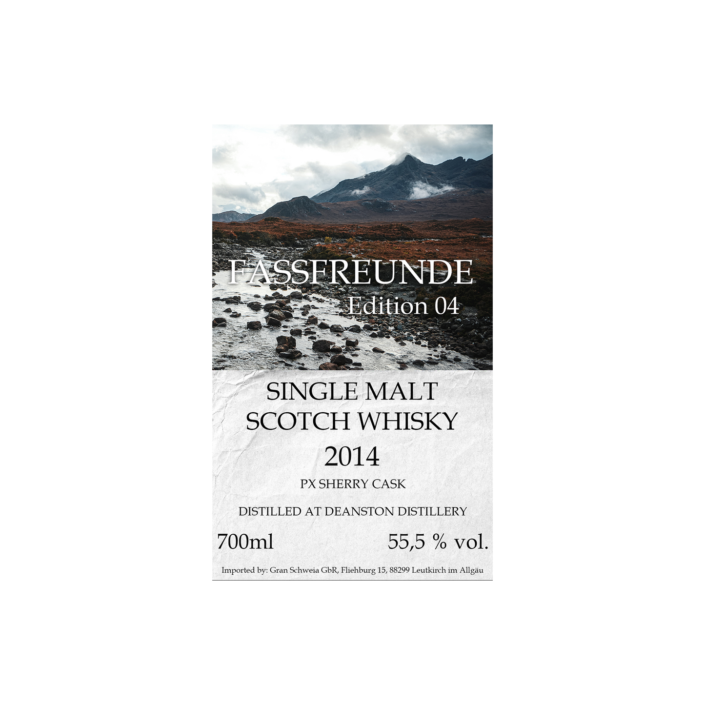 Vorbestellung Single Malt Scotch Whisky Fassfreunde Edition No. 04 2014/2026 Deanston PX Sherry Cask