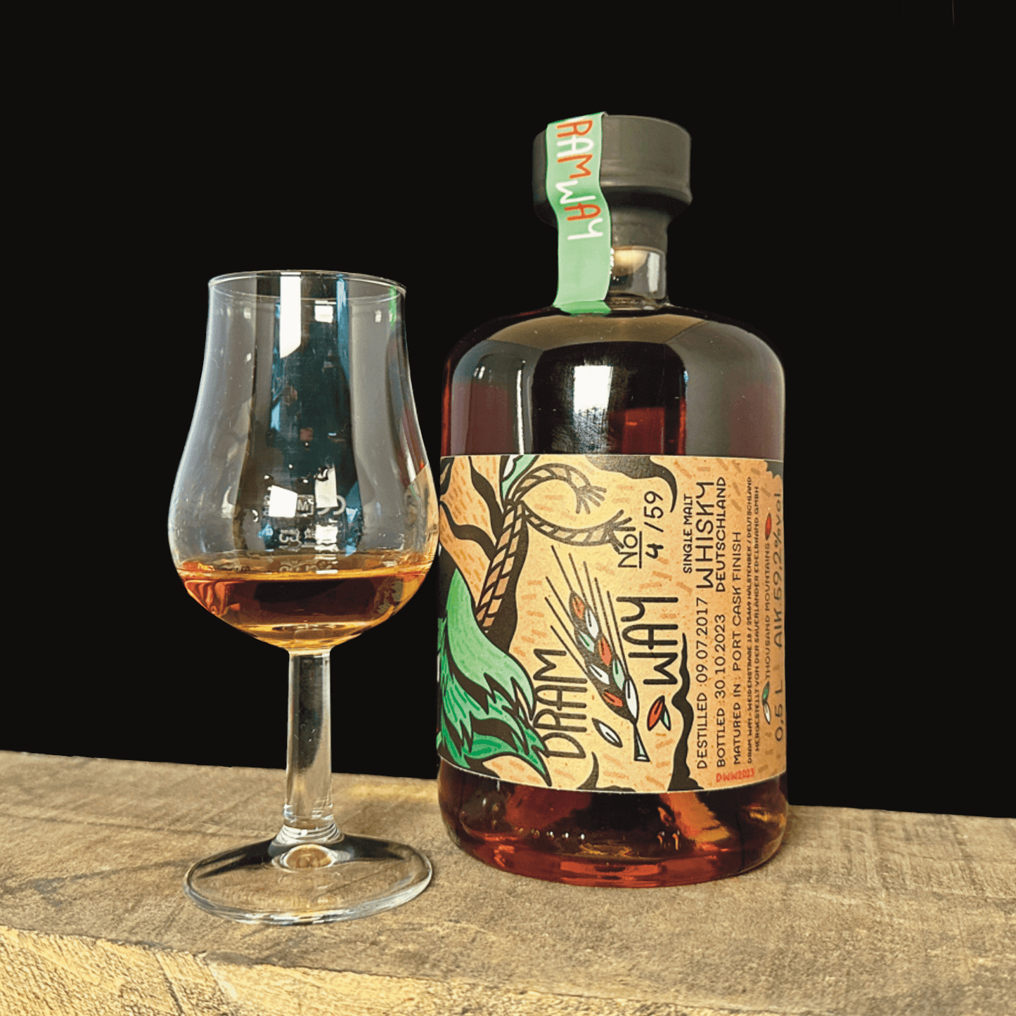 Dram Way - Christmas Malt 2023 mit Karte
